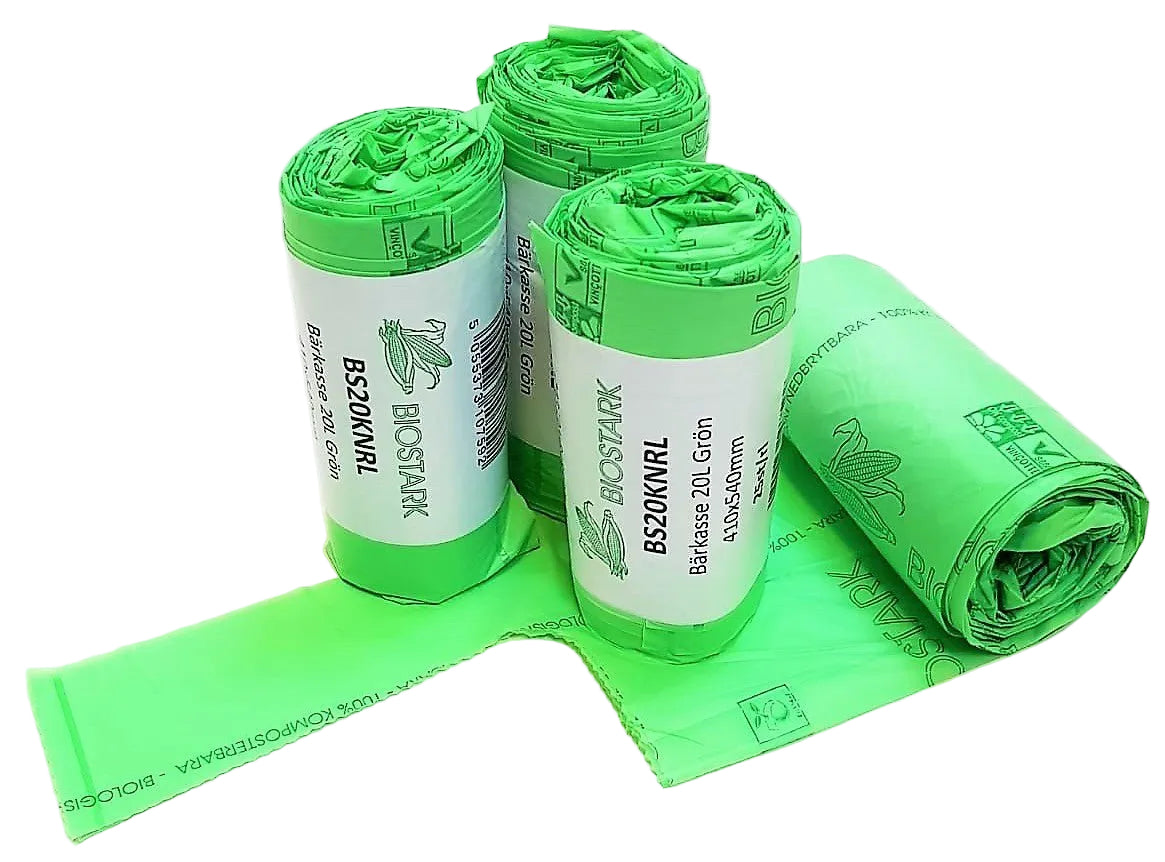 20L Catering Compostable Bags | 25 per roll | 6 Pack