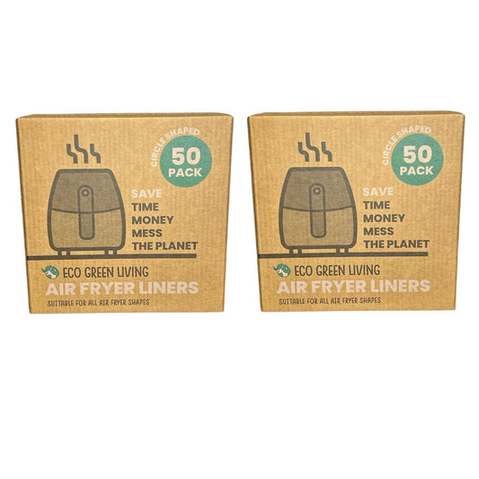 Air Fryer Liners 2x50 Papers, suitable for all air fryers. - EcoGreenLiving