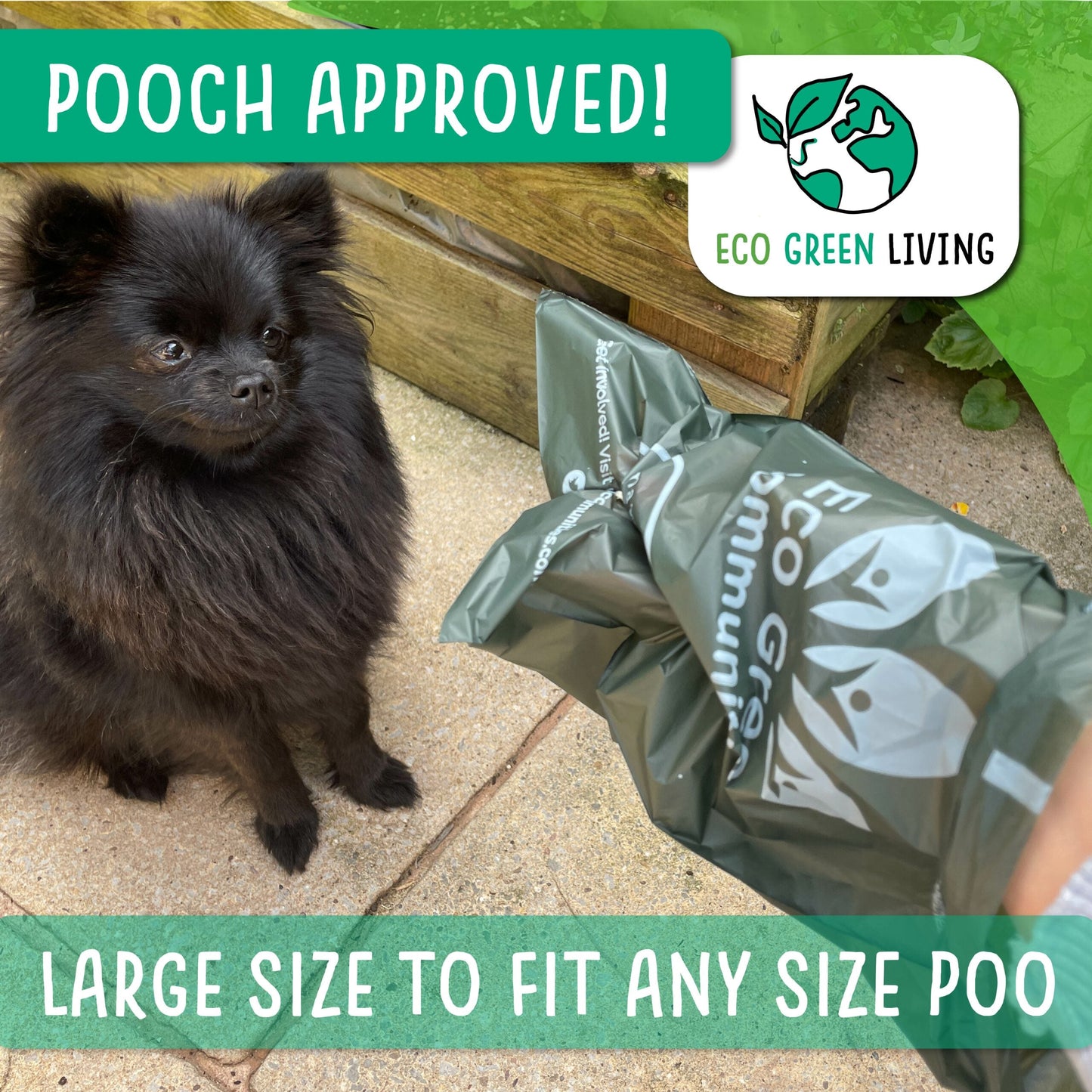 200 Compostable Dog Poop Bags - Eco Green Living