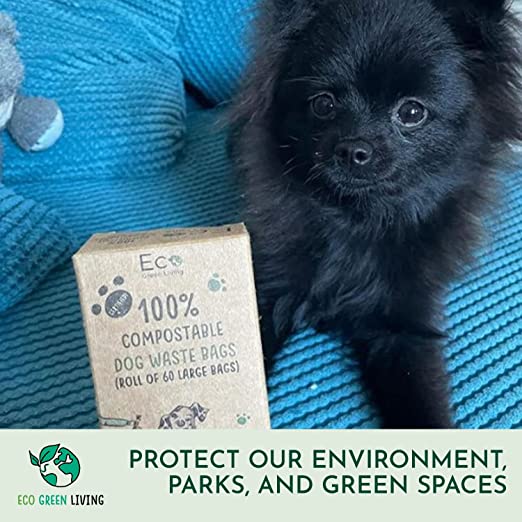 Compostable Dog Poop Bags Subscription- 3 Boxes of 60 Bags - Eco Green Living