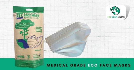 Swap blue face masks for Type 2 medical grade and compostable alternative - EcoGreenLiving