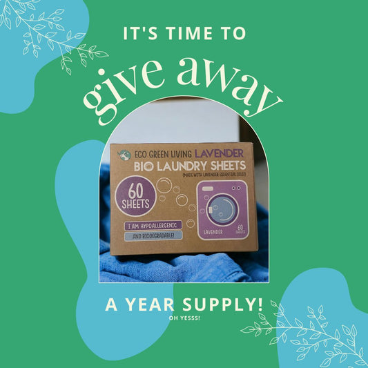 Unveiling the Ultimate Eco-Friendly Giveaway: Win a Year's Supply of Lavender Laundry Sheets! - EcoGreenLiving