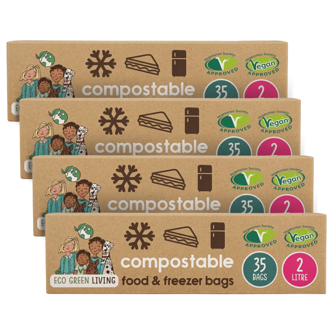 2L Freezer bags (35) x 4, 140 bags - EcoGreenLiving