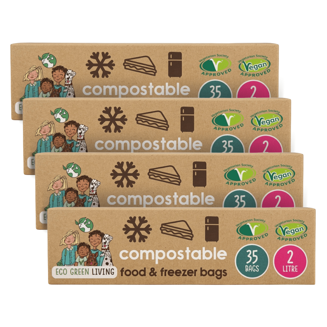2L Freezer bags (35) x 4, 140 bags - EcoGreenLiving