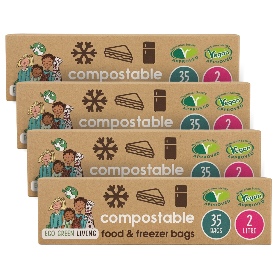 2L Freezer bags (35) x 4, 140 bags