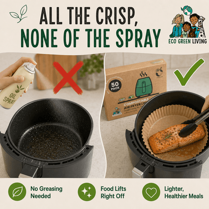 Air Fryer Liners 2x50 Papers, suitable for all air fryers. - EcoGreenLiving