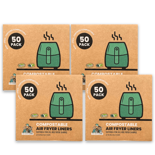 Air Fryer Liners 4x50 Papers, suitable for all air fryers. - EcoGreenLiving