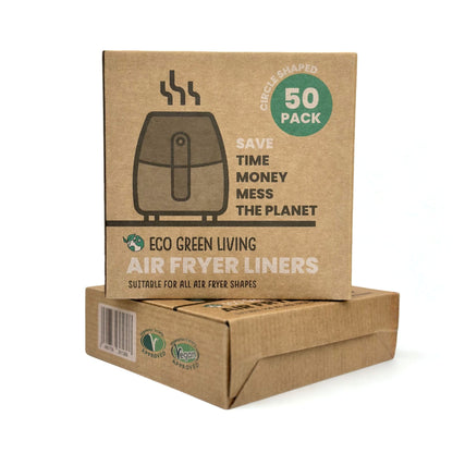 Air Fryer Liners 50 Papers, suitable for all air fryers - EcoGreenLiving