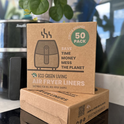 Air Fryer Liners 50 Papers, suitable for all air fryers - EcoGreenLiving