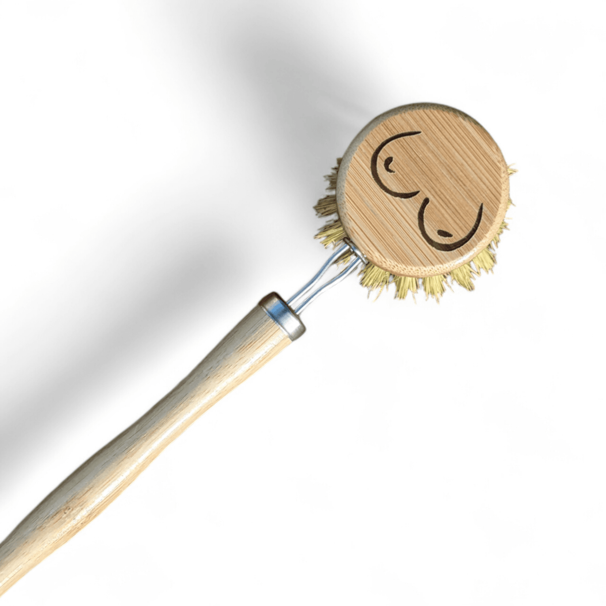 Breast Cancer Awareness Dish Brush with Replaceable Head, 10% to Prevent Breast Cancer - EcoGreenLiving