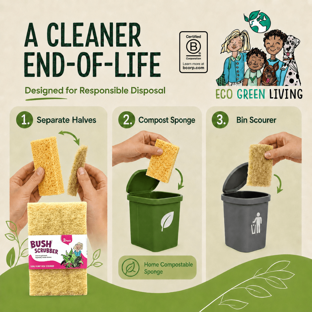 Bush Scrubber 2 Pack (6 packs) - EcoGreenLiving