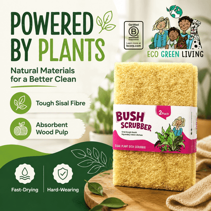 Bush Scrubber 2 Pack (6 packs) - EcoGreenLiving