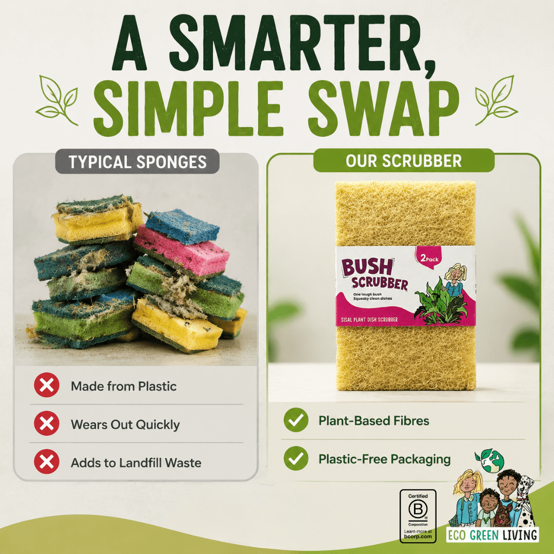 Bush Scrubber 2 Pack (6 packs) - EcoGreenLiving