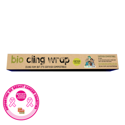 Compostable Cling Film Without The Plastic - Recycled Packaging - 1 x rolls 30cm x 30m