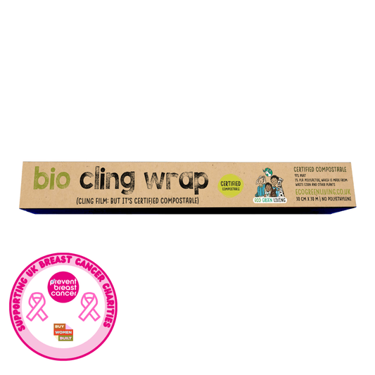 Compostable Cling Film Without The Plastic - Recycled Packaging - 1 x rolls 30cm x 30m - EcoGreenLiving
