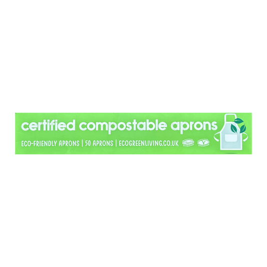 Eco-friendly Certified Compostable Aprons (50 aprons) - EcoGreenLiving