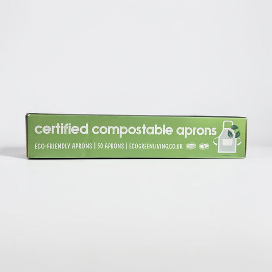 Eco-friendly Certified Compostable Aprons (50 aprons) - EcoGreenLiving