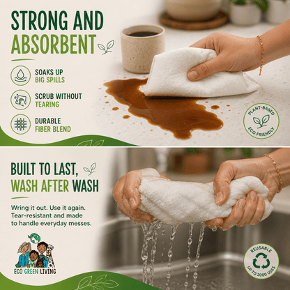 Eco-friendly Certified Compostable Aprons (50 aprons) - EcoGreenLiving