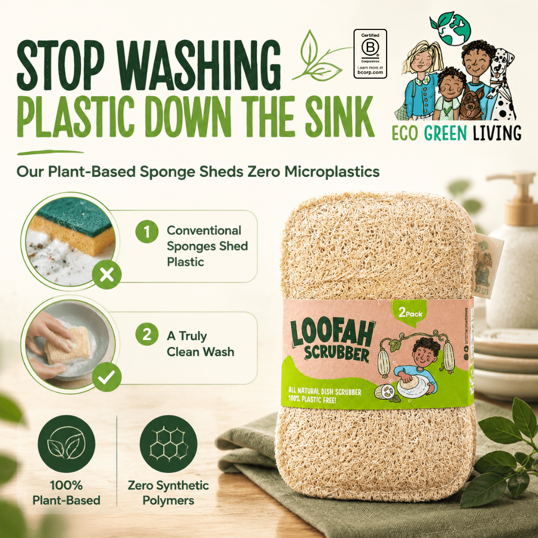 Loofah Scrubber 2 Pack - EcoGreenLiving