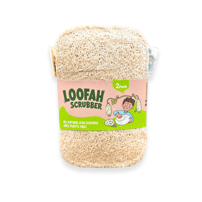 Loofah Scrubber 2 Pack - EcoGreenLiving