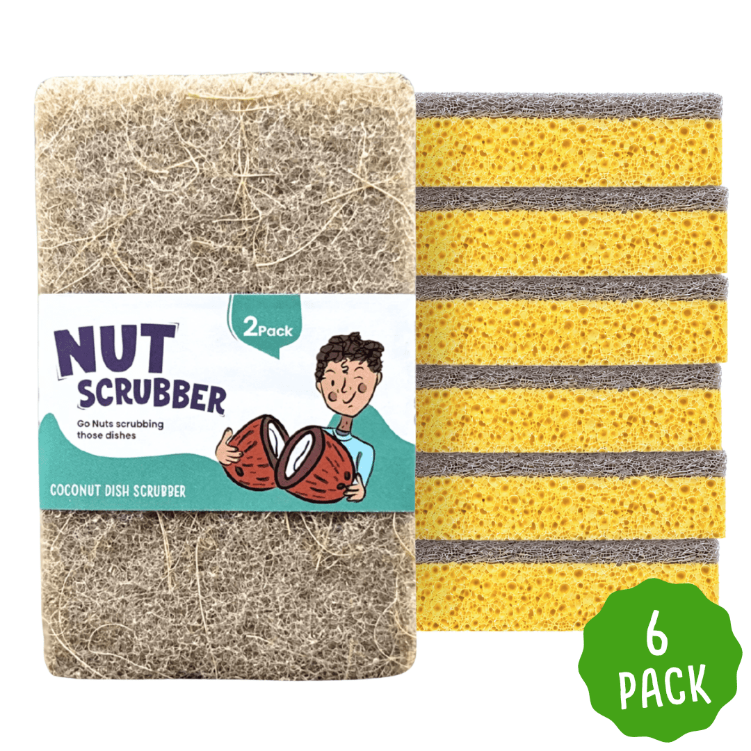 Nut Scrubber 2 Pack (6 packs) - EcoGreenLiving