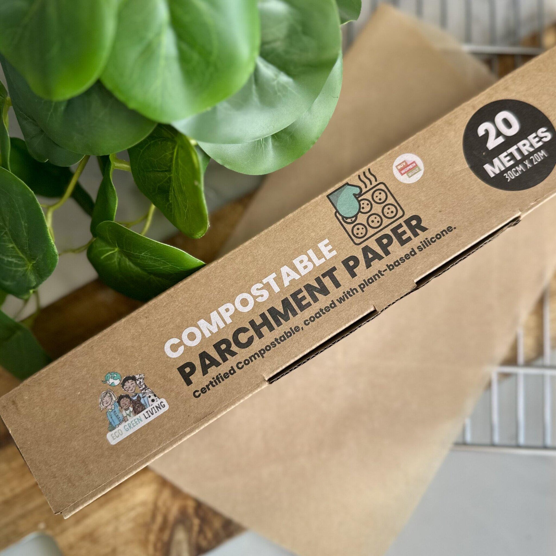 Parchment Paper 30cm x 20m, 38gsm - 1 roll - EcoGreenLiving