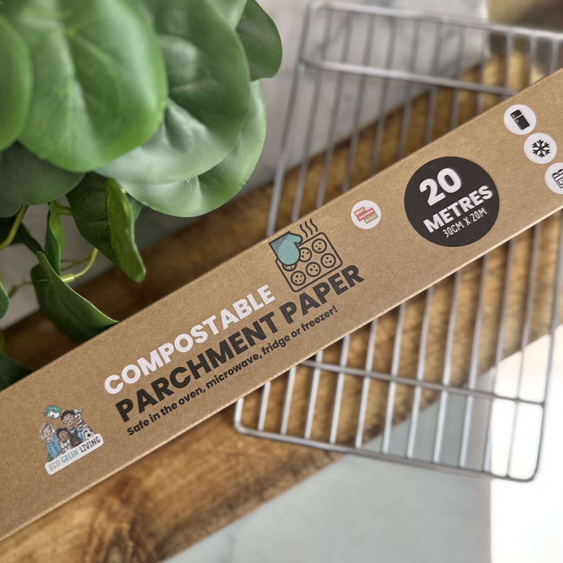 Parchment Paper 30cm x 20m, 38gsm - 1 roll - EcoGreenLiving