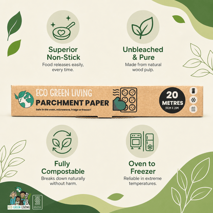 Parchment Paper 30cm x 20m, 38gsm - 1 roll - EcoGreenLiving