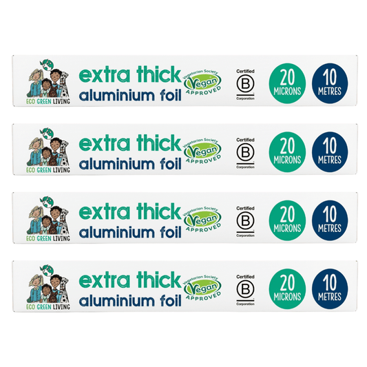 Recycled Tin Foil Eco Friendly - 4 Rolls - 30cm x 10m - EcoGreenLiving