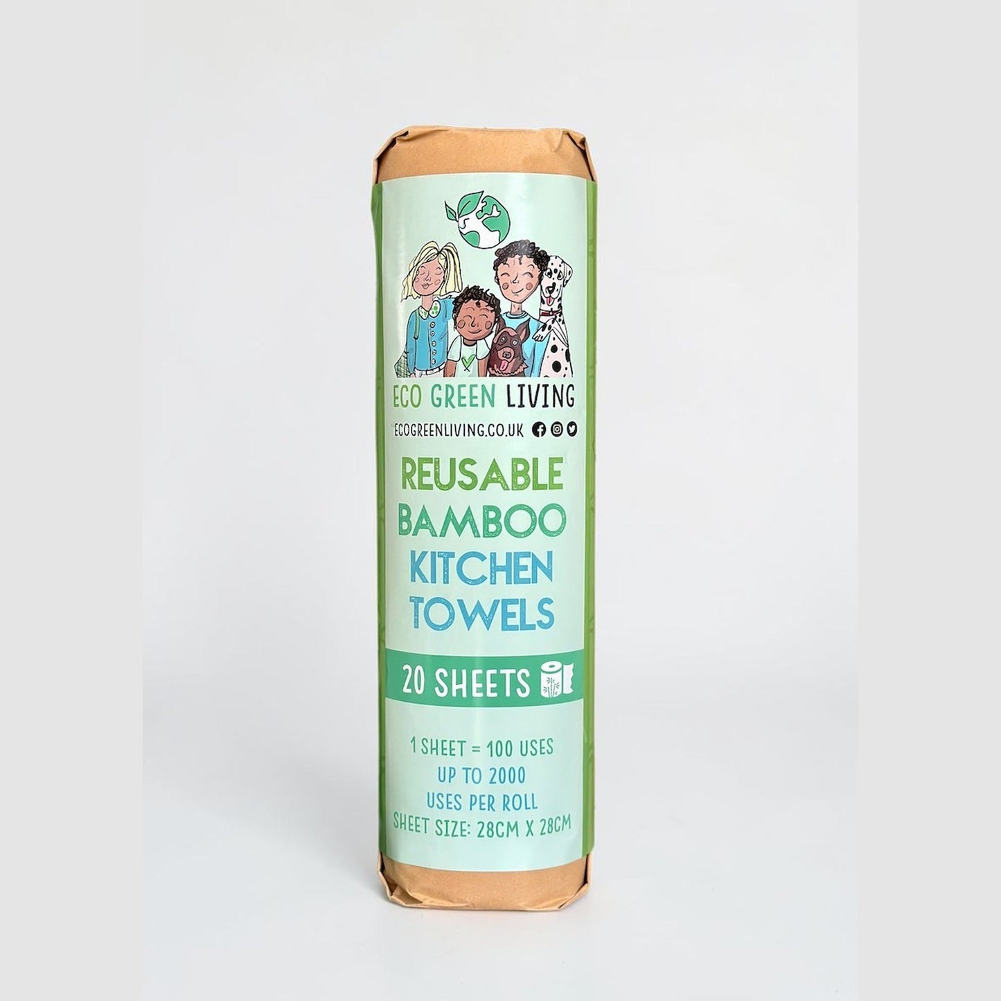 Reusable Bamboo Kitchen Towels - EcoGreenLiving