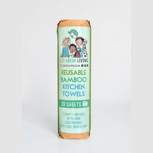 Reusable Bamboo Kitchen Towels - EcoGreenLiving