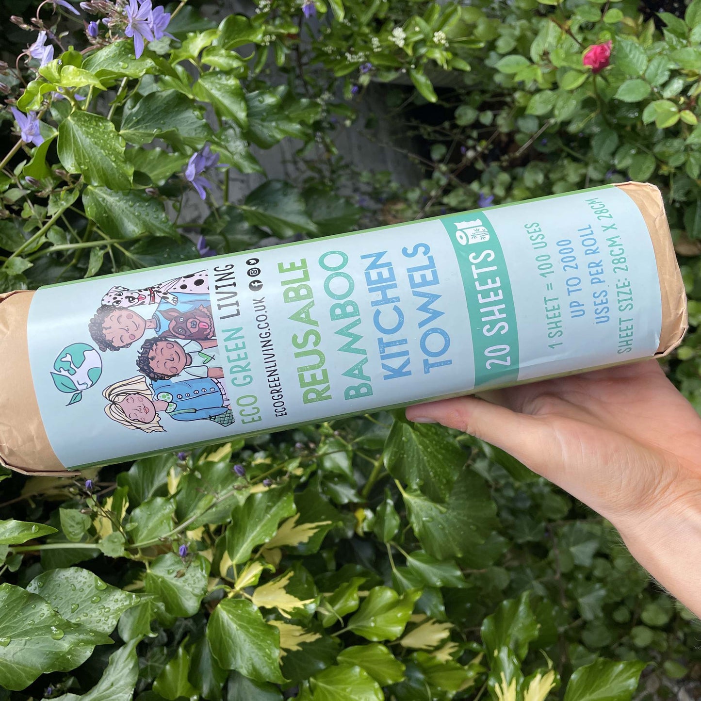 Reusable Bamboo Kitchen Towels - EcoGreenLiving