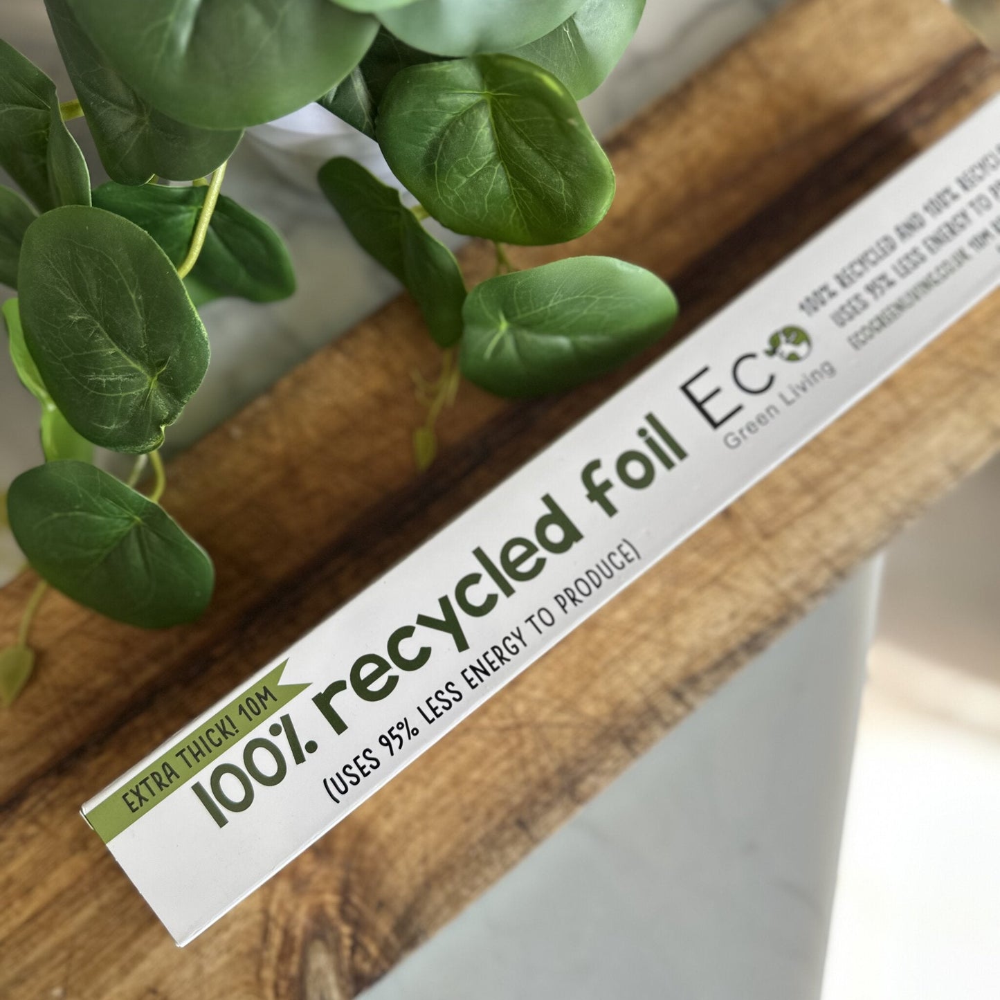 Tin Foil - 100% Recycled - 1 X 30cm x 10m - EcoGreenLiving