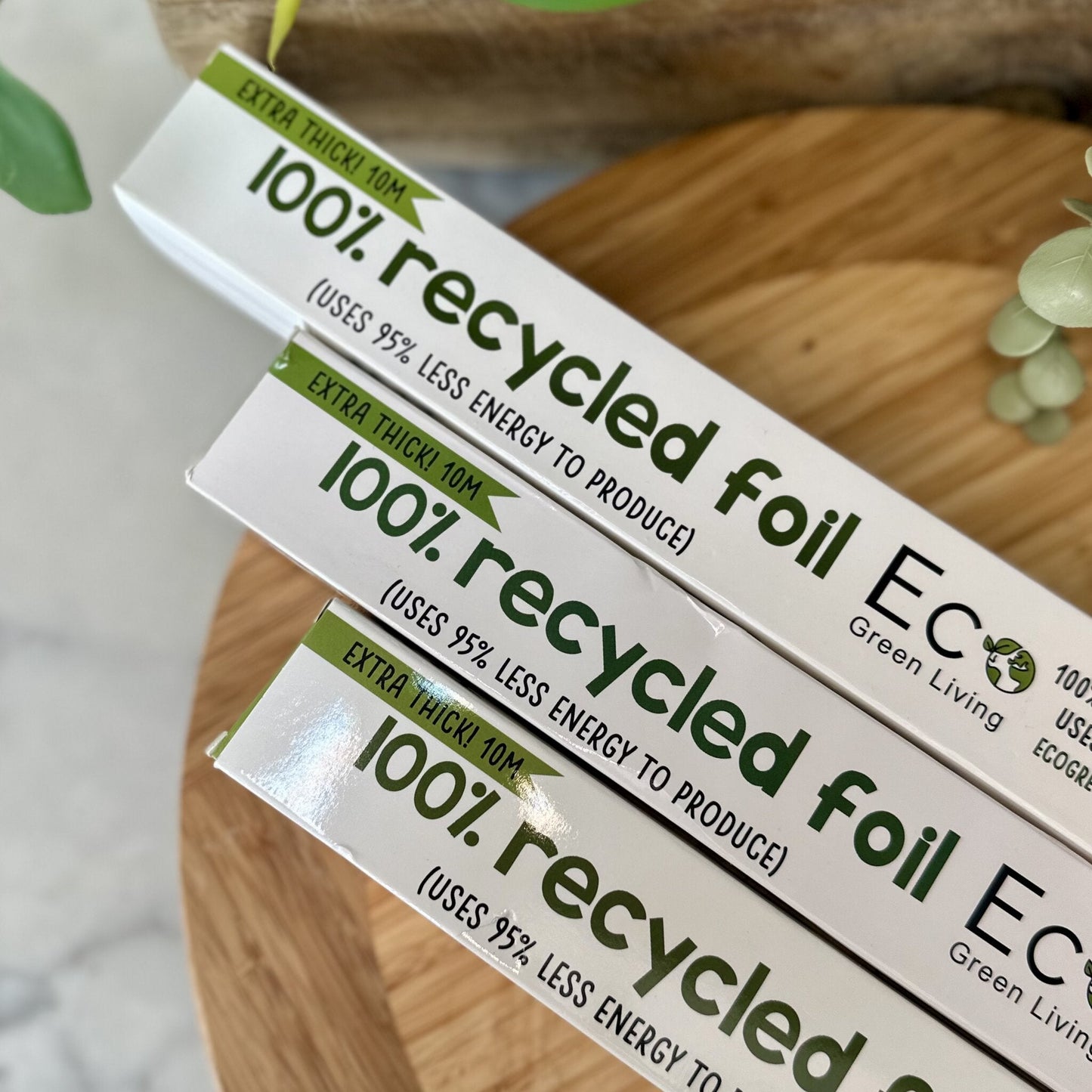 Tin Foil - 100% Recycled - 1 X 30cm x 10m - EcoGreenLiving
