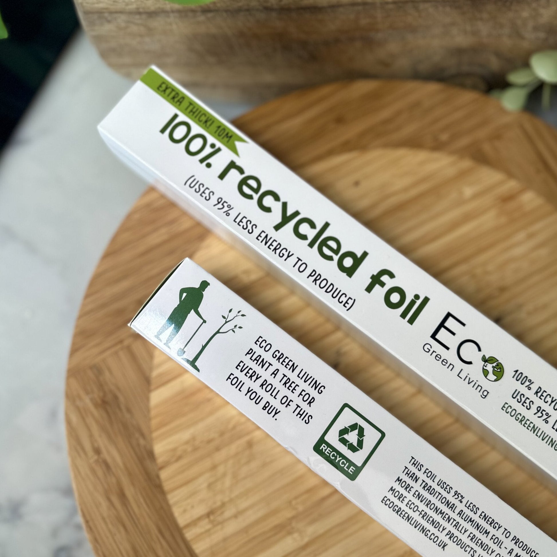 Tin Foil - 100% Recycled - 1 X 30cm x 10m - EcoGreenLiving