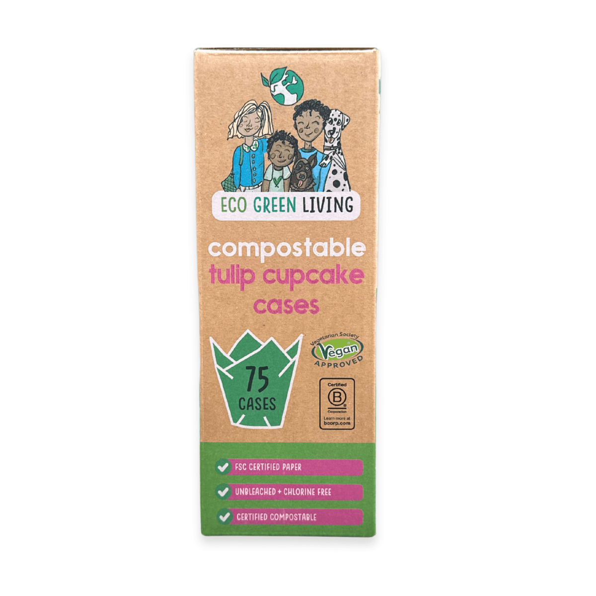 Tulip Cupcake Cases – 75 Pack - EcoGreenLiving