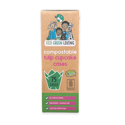 Tulip Cupcake Cases – 75 Pack - EcoGreenLiving