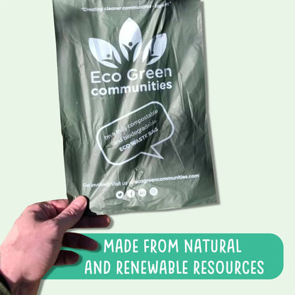 200 Compostable Dog Poop Bags - Eco Green Living