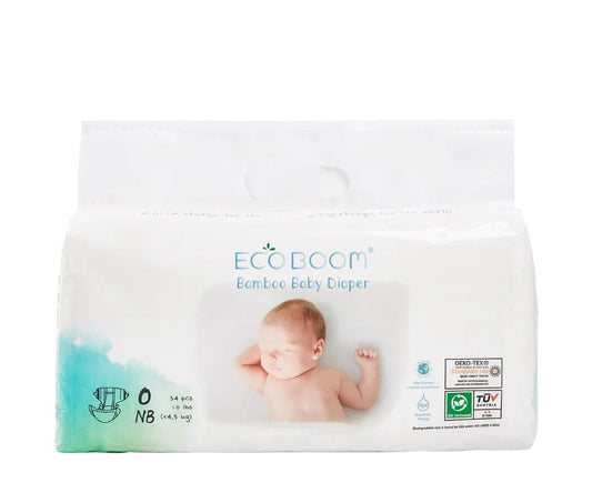 Bamboo Baby Nappies Pack of 34 - New-born - Eco Green Living