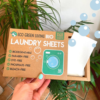 Biodegradable Hypoallergenic Laundry Sheets Bundle (6 packs) - Eco Green Living