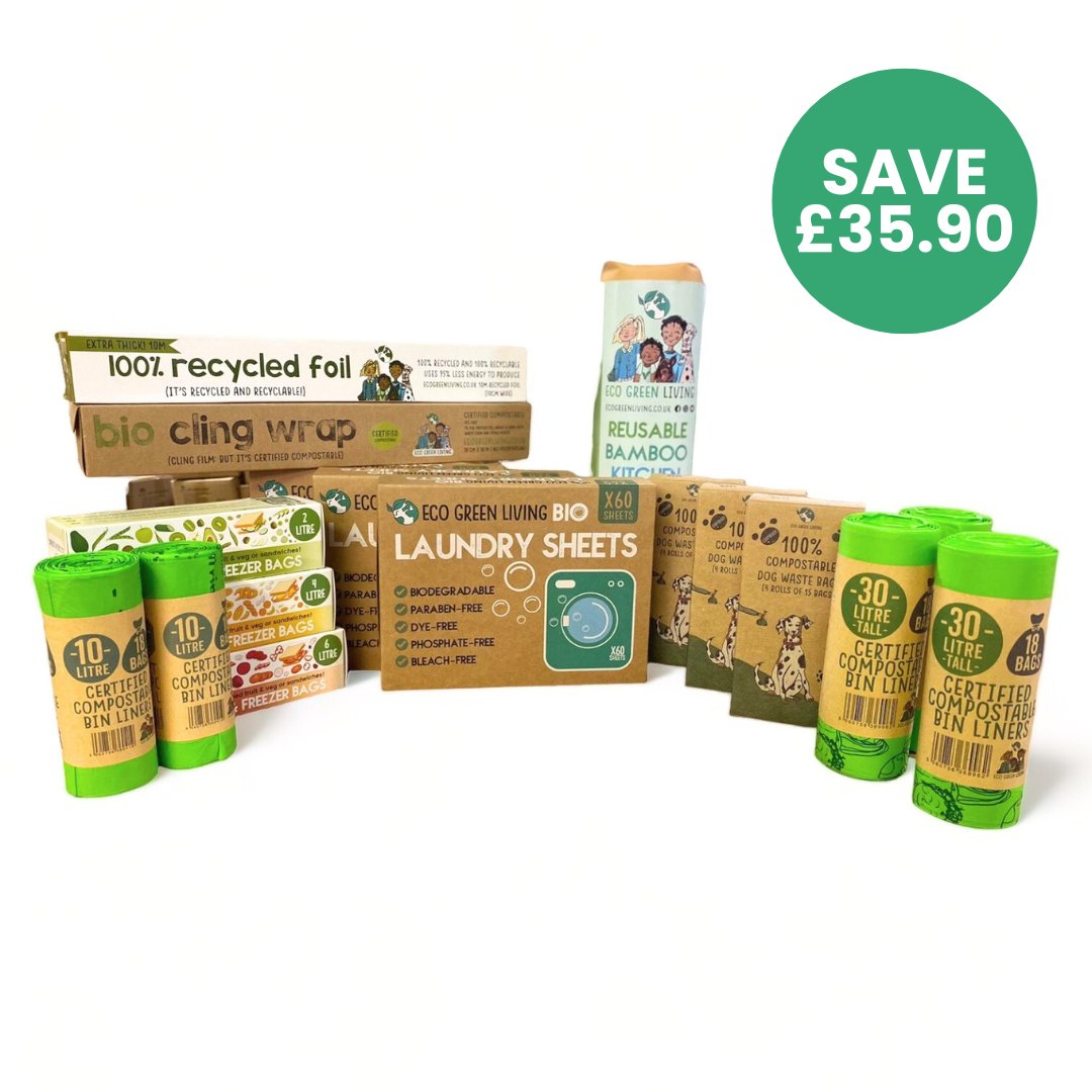 Eco Friendly Swap Out Household Bundle (Small Kitchen Bin) + Dog Bags! - Eco Green Living